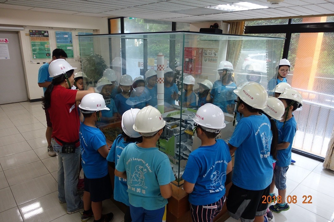 現場參觀-焚化廠模型介紹